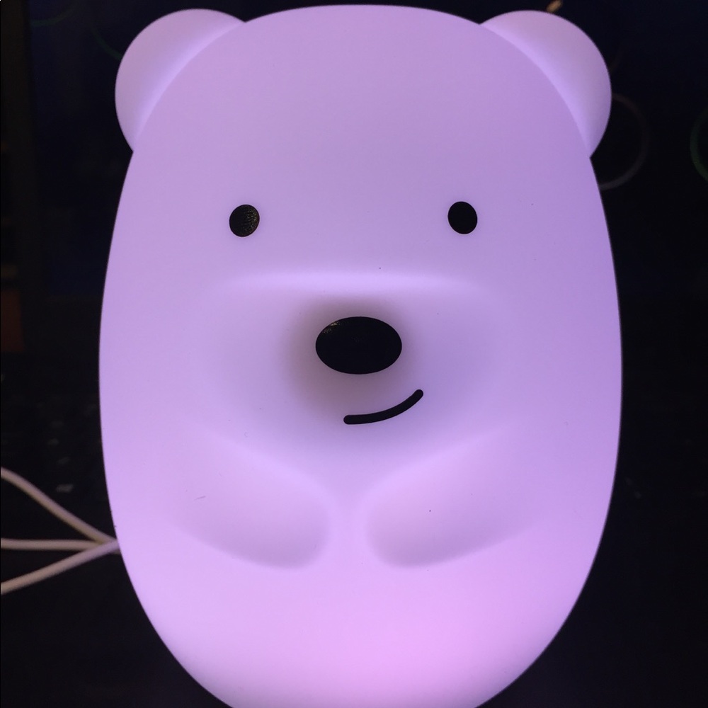 Silicone Bear Night Light